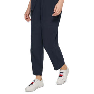 กางเกงขายาวทรงฮาเร็มและทรงดินสอสำหรับผู้หญิง ยี่ห้อทอมมี่ ฟอร์ ฮิลฟิเกอร์ ไซส์ XL เอวสูง ผ้าระบายอากาศ สีน้ำเงิน เหมาะสำหรับฤดูใบไม้ร่วง สไตล์ปาลาซโซ - Product Image 3