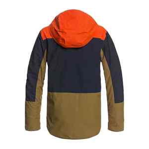 Veste réversible imperméable de haute qualité pour femmes, en polyester écologique, avec col amovible et capuche, parka - Product Image 2