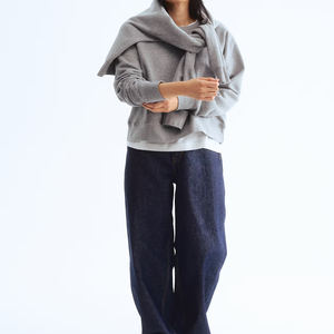 <b>Women's</b> Top Drop Shoulder Oversized <b>Hoodie</b> Customize Logo Warm Cotton <b>Fleece</b> Loose Fit Pullover <b>Hoodie</b> Wholesale French Terry - Product Image 6