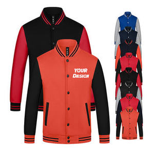 Veste universitaire en chenille en cuir PU de haute qualité pour hommes, hip hop au design vintage personnalisé avec décoration à motifs écologique - Product Image 4