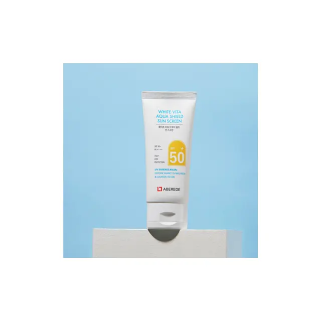 ABEREDE WHITE VITA AQUA SHIELD SUN SCREEN Incorporé dans votre teint en Corée meilleur produit de vente