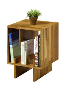 Librerías creativas modernas de teca con diseño de múltiples orientaciones para sala de estudio, oficina y sala de estar - Product Image 3