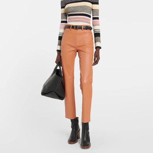 Pantalones de Cuero para Mujer de Buena Calidad a Precio de Mayoreo, Talla Personalizada, Transpirables para Invierno, Estilo Urbano, Logotipo Personalizado, Pakistán - Product Image 2