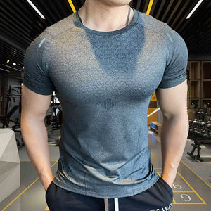 T-shirts d'entraînement athlétique pour hommes de haute qualité personnalisés - 100% coton, séchage rapide, respirant, coupe régulière, vêtements de sport, streetwear, livraison gratuite - Product Image 5