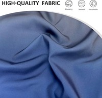 TRENDY FLEXWEAR Doktor Hemşire Gradyan Desenli Cerrahi Takım Unisex Set Şık Fermuarlı Üst Pratik Çok Cepli Pantolon %100