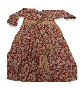 เดรสแม็กซี่โบฮีเมียนสำหรับใส่ได้ทั้งชายและหญิงชุดชายหาดฤดูร้อนชุดเดรสยาวมีจีบขนาดพลัสไซส์ระบายอากาศได้ดี - Product Image 1