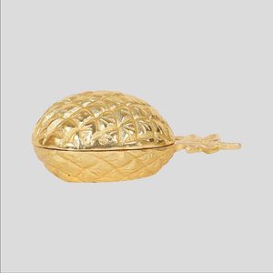 Cuenco para servir frutas secas y alimentos de aluminio con acabado dorado recién llegado para hotel en casa - Product Image 2