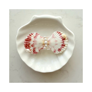 Coastal Summer Clam Shell Hair <b>Clip</b> - Handmade Seashell Hair Claw - Beach Hair Accessory for Women Girls Holiday Vibes - Product Image 3