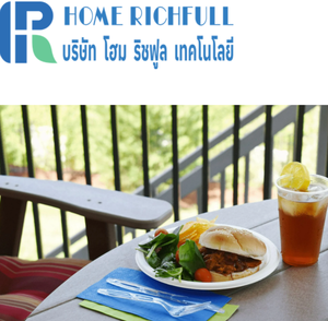 Ustensiles jetables biodégradables PLA/PP/PS/PHA/Bagasse, emballés individuellement, sans BPA, écologiques, sans danger pour les aliments, recyclables, pour les fêtes - Product Image 3