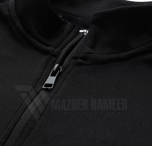 Ensemble de survêtements pour femmes noir pur Sportswear Logo personnalisé impression tenue de jogging pour l'entraînement en salle de sport et un usage quotidien - Product Image 5