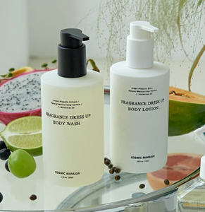 COSMICMANSION 300ml Loción Corporal Vegana Perfume Estilo Corea Cosméticos Blanqueamiento Cuidado DE LA Piel con Vitamina E & C Suministro OEM - Product Image 6