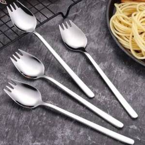 Ensemble de couverts modernes au design élégant, cuillères à fourchette de mariage, en acier inoxydable poli miroir, personnalisable pour restaurants, hôtels et événements - Product Image 3