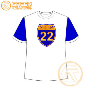 Vente en gros de t-shirt Sigma Gamma Rho pour femmes vêtements de sororité jersey de coton t-shirt respirant de haute qualité vêtements grecs pour femmes - Product Image 3