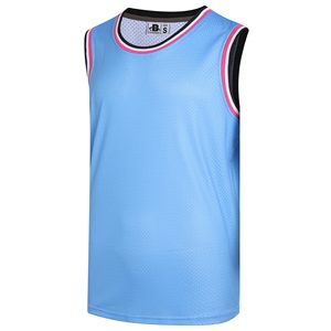Ensemble de maillots de basket-ball respirants à séchage rapide uniforme d'entraînement en maille sans manches personnalisé pour hommes garçons jeunes - Product Image 1