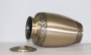 Urna Funeraria Metálica de Estilo Americano de Primera Calidad para Cenizas Humanas y de Mascotas, Personalizable, para Almacenamiento en el Hogar - Product Image 4