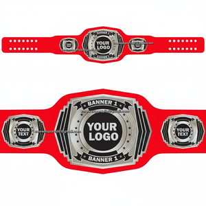 Correa cómoda de cuero auténtico de la mejor calidad para Muay Thai Sanda Karate MMA Taekwondo Training Custom Championship - Product Image 1