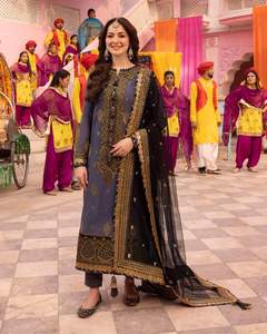 Qualité supérieure décontracté pakistanais indien femmes robes nouveautés 2024 Salwar kameez pelouse robes ODM 1906 - Product Image 6