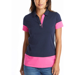 Camisas de polo ajustadas para mujer, marca privada, venta al por mayor, ropa informal de fabricación profesional, ropa transpirable para exteriores, sólida - Product Image 1