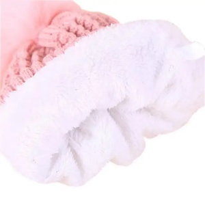 Venta al por mayor de gorros de invierno de punto de cable personalizados para mujeres gorros de punto de moda y gorros para niños para damas y niños - Product Image 5