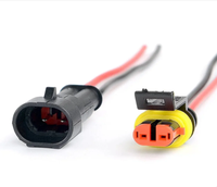 Connecteur automobile étanche haute performance AMP 1.5 DJ7021, fiche mâle-femelle, faisceau de câbles électriques étanche et durable