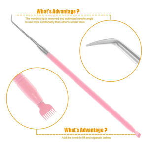Herramienta Personalizada para Lifting de Pestañas al por Mayor, Separador de Pestañas de Acero Inoxidable para Crema, Accesorios de Belleza para Mujer - Product Image 4