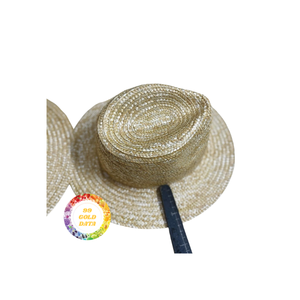 หมวกชายหาดราคาถูกหมวกเทศกาลกันแดดทำจากหญ้าธรรมชาติเวียดนามงานฝีมือ - Product Image 2