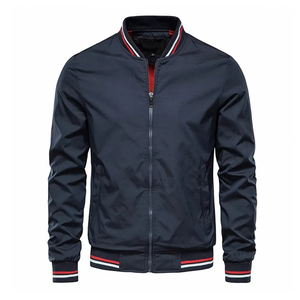 Chaqueta Bomber Impermeable de Lona 100% Algodón Personalizable para Hombre, Estilo Hip Hop Oversize con Capucha, para Parejas Universitarias, Formal - Product Image 4