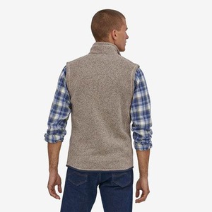 Chaleco de abrigo cálido informal para hombre, chaqueta cortavientos sin mangas, chaleco con cremallera de lana para hombre, chalecos - Product Image 3