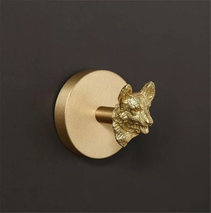 Bathroom Towel and <b>Coat</b> <b>Hook</b> Wall Mounted Brass Casting Reindeer Cloths <b>Hooks</b> for Kitchen Storage Direct Factory Supply - Product Image 4