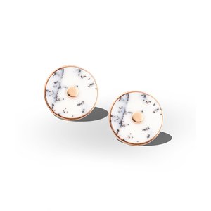 Raise the Bar Enamel <b>Cufflinks</b> for Men Brass Metal with Stone Inlay Party and Anniversary Decoration - Product Image 2