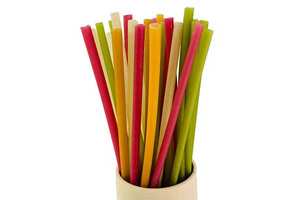 Tubos de paja de arroz biodegradables naturales y orgánicos 100% para bebidas hechas con almidón de arroz y tapioca - Product Image 5