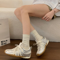 Chaussures décontractées polyvalentes pour femmes, style coréen, avec semelle rehaussante, modèle rétro, bout rond, été 2026, pour l'extérieur, stock étranger