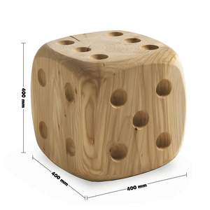 Minimalist wooden dice designed <b>for</b> modern gamers who value simplicity natural beauty and functional design in every <b>game</b> - Product Image 2
