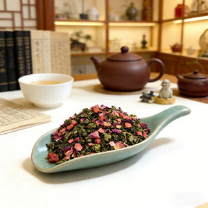 人気商品 H-006  玉鼎 いちご烏龍茶  痩身健康茶  茶葉 一級品 カスタマイズ可能 喉を落ち着かせる - Product Image 2