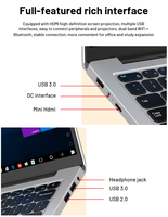 Laptop al Por Mayor al Mejor Precio, N4000, Pantalla de 14 Pulgadas, RAM de 6GB/8GB, Carcasa de Plástico, SSD de 512GB, Laptop Empresarial, Laptop para Oficina y Educación