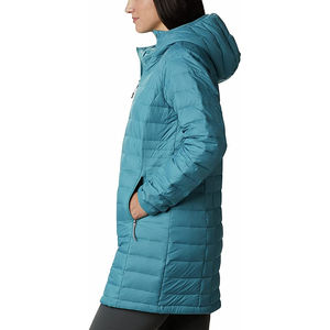Wholesale <b>Women</b> <b>Long</b> Puffer Jacket Winter Warm Quilted <b>Coat</b> High Quality Fashion Outerwear Custom Logo OEM Factory Price - Product Image 3