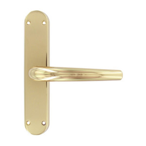 Maniglia Cremonese Torino con Fori, in Lega, Finitura Oro Lucido - Product Image 1
