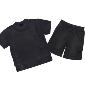 Ensemble T-shirt et short pour homme, vêtements de sport tendance en deux pièces pour la salle de sport, la course à pied et le style de vie - Product Image 3