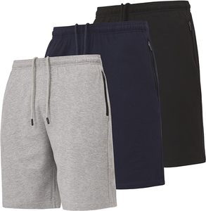 Taille XL Short de sport actif pour hommes personnalisable léger été Gym vêtements d'entraînement poches zippées Logo élastique respirant - Product Image 5