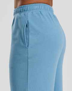 Haute qualité basalte femmes hiver taille élastique confort léger jambe droite Joggers éponge polaire doux au toucher pantalons de survêtement - Product Image 6