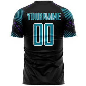 Camisetas de Fútbol Personalizadas para Hombre, Sublimadas, Ligeras, Antibacterianas, Transpirables, Estilo Argentina Mundial, Manga Corta - Product Image 2