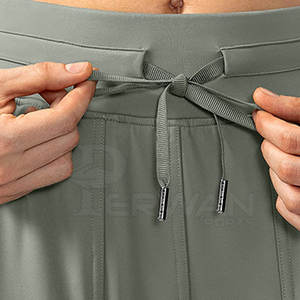 กางเกงเอวระดับพรีเมียมของผู้หญิงเอวกลางสีแบบกำหนดเองสำหรับฤดูหนาวสวมใส่สบาย - Product Image 5