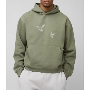 Sudadera con Capucha Extra Grande de Felpa de Algodón para Hombre, con Logotipo Personalizado, Estilo Casual de Invierno, Gruesa, Fabricante - Product Image 2