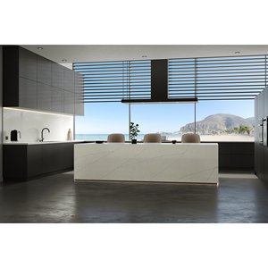 Plans de travail personnalisés pour cuisines et salles de bain, en granit et pierre naturelle, marbre de Carrare Calacata, pour projets hôteliers, découpe sur mesure - Product Image 3