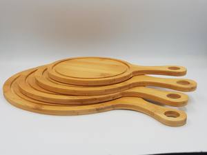 Poignée de plateau de service en bambou Huhipro Deluxe élégante facile à nettoyer rectangulaire antidérapante pour une présentation de nourriture élégante Made Vietnam - Product Image 2