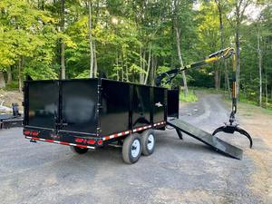 รถพ่วงคุณภาพดีที่สุดพร้อมระบบยกไฮดรอลิก สำหรับใช้งานในฟาร์มและอุตสาหกรรม รับน้ำหนักมาก ขายส่งโดยตรงจากผู้ผลิต - Product Image 5