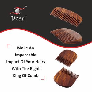 Factory Direct Customizable Wooden Beard Comb Men's <b>Hair</b> <b>Styling</b> Wood Handle with Logo Availability - Product Image 6