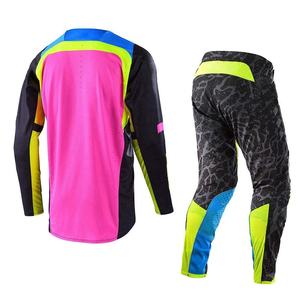 Maillot de moto à manches longues pour homme, à blocs de couleur, en polyester à séchage rapide, pour adultes, toutes saisons - Product Image 6