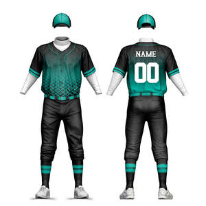 Venta al por mayor por encargo mejor venta precio barato diseñar su propio poliéster hecho uniforme de béisbol diseñar su propia camiseta de béisbol - Product Image 1