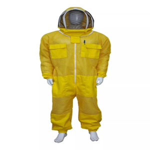 Combinaison d'apiculture imperméable à 3 couches anti-piqûre en polyester respirant et ventilé durable pour la protection des vêtements d'apiculteur Voile d'escrime - Product Image 1